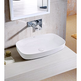 aquantindia ceramic table-mounted/drop-in semi-counter wash basin