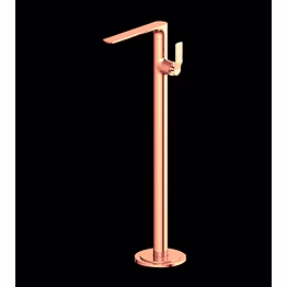 aquantindia basin mixer - floor-mounted (rose gold)