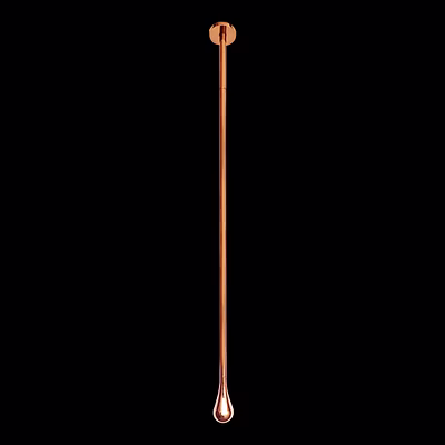 aquantindia rose gold ceiling mounted basin spout