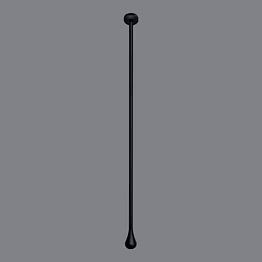 aquantindia matt black ceiling mounted basin spout