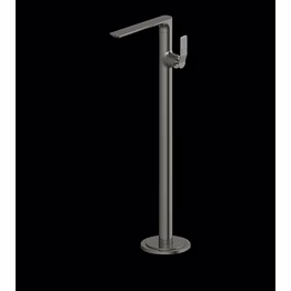 aquantindia graphite grey floor mounted basin mixer