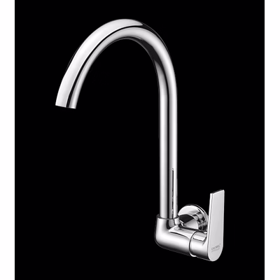 aquantindia brass sink cock (wall-mounted)