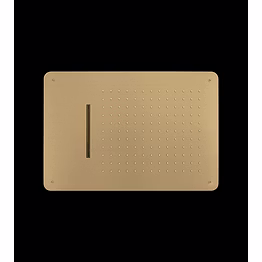 aquantindia brushed gold ss2 function concealed shower flows: rain ,waterfall