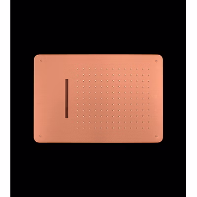 aquantindia rose gold ss2 function concealed shower flows: rain ,waterfall