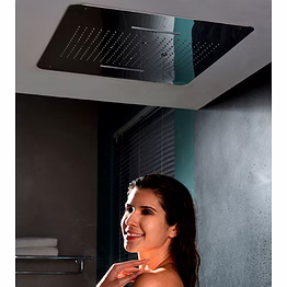 aquantindia three-function ceiling concealed shower in economical range (580 x 480 mm)