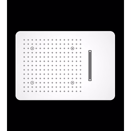aquantindia triple-function ceiling concealed shower in economical range (480 x 330 mm)