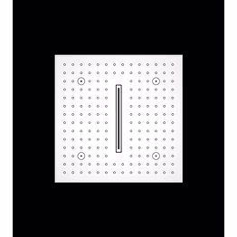 aquantindia triple-function ceiling concealed shower in economical range (350 x 350 mm)