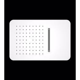 aquantindia two-function ceiling concealed shower in economical range (370 x 250 mm)