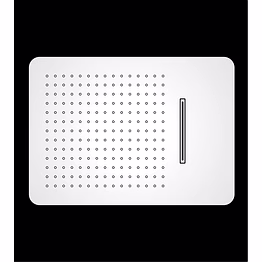 aquantindia two-function ceiling concealed shower in economical range (480 x 330 mm)