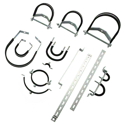 astral pipes clamps & hangers for providing support to pipes and cables