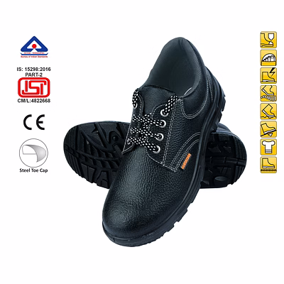 cambridge safety shoes – leather with pu sole