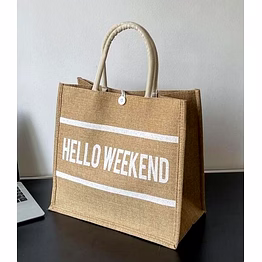 jute shopping bag