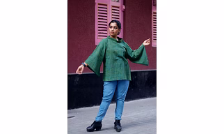 INSET COLLAR SHORT KURTI