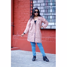 greenparrot the pink pastel long jacket