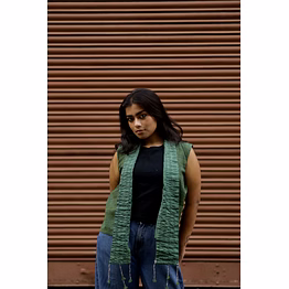 greenparrot green stole jacket