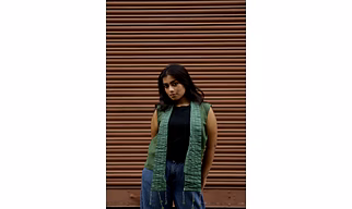GREEN STOLE JACKET