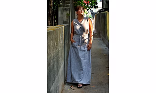 ASSYMETRIC COLLAR CO-ORD SET