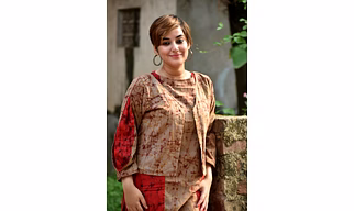 BATIK KURTI WITH JACKET