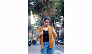 MUSTARD STOLE JACKET