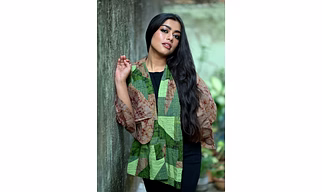 PATCHWORK STOLE JACKET