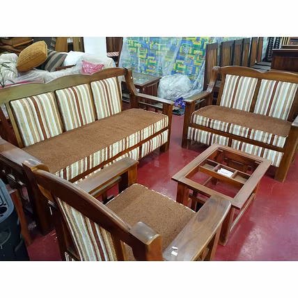 Wooden Sofa Set-03
