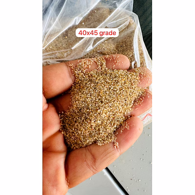 natural brown silica sand