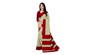 Navvi Women's Multi Colour Crepe Silk Printed Saree With Blouse Piece (2020)