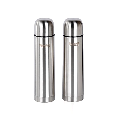 Pure Stainless Steel Water Bottle With Shine Finish Design, Drinkware, Storage Purpose, Volume-500 ML, Pack of 1