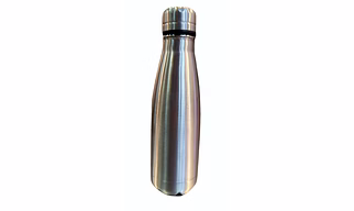 Pure Stainless Steel Water Bottle With Shine Finish Design, Drinkware, Storage Purpose, Volume-500 ML, Pack of 1