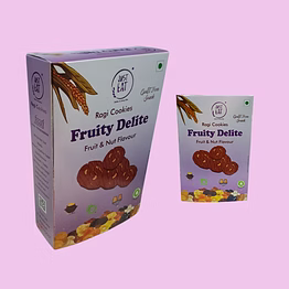 just eat fruity delite - ragi cookies fruit & nut flavour