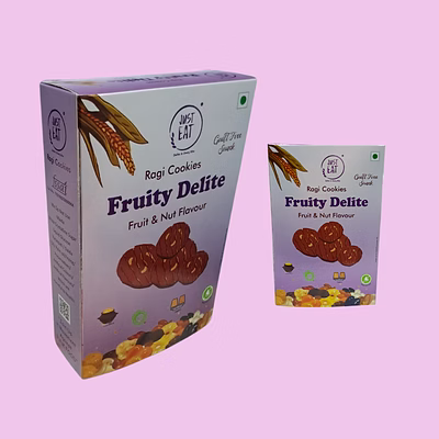 just eat fruity delite - ragi cookies fruit & nut flavour