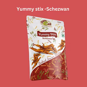 Yummy stix -Baked  Jowar Sticks Schezwan Flavour