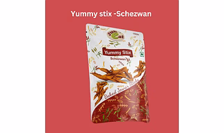 Yummy stix -Baked  Jowar Sticks Schezwan Flavour