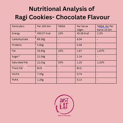 RAGI COOKIES - ( Chocolate Flavour )-4