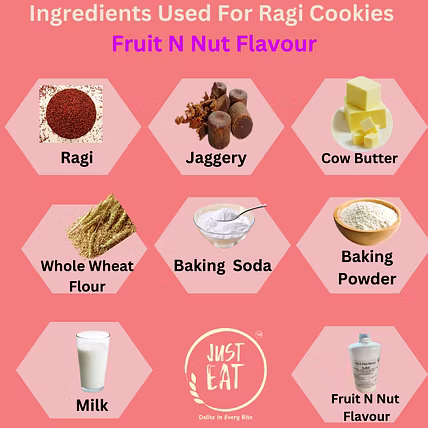 Fruity Delite - Ragi Cookies Fruit &amp; Nut Flavour-3