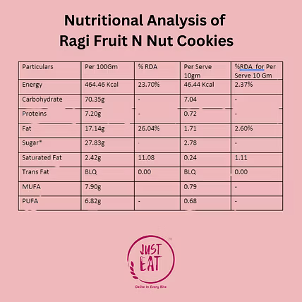 Fruity Delite - Ragi Cookies Fruit &amp; Nut Flavour-4