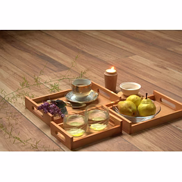"the must have"- wooden trays- set of 3
