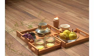 "The Must Have"- Wooden trays- Set of 3