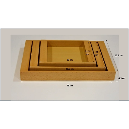 The Maple Torei- Wooden Tray set of 3-2