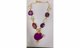 Natural Druzy Stone Fancy Necklace