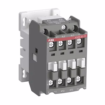 25amp, 3 pole ac contactor, ax25 abb contactor