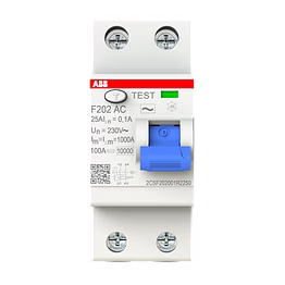 25a 100ma dp rccb make abb fb202 ac-25/0.1