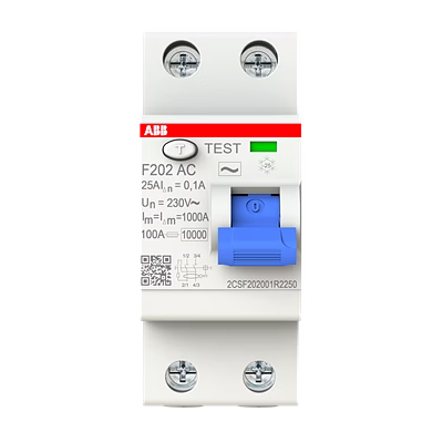 25a 100ma dp rccb make abb fb202 ac-25/0.1
