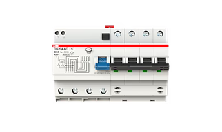 63A 30mA/100mA/300mA FP RCBO Make ABB DSB204M AC-C63 0.03/0.1/0.3