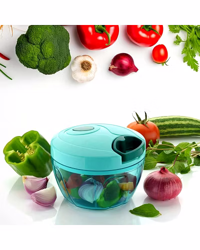Plastic Manual Vegetable Chopper for Kitchen, Vegetable Cutter for Kitchen, Onion Cutter, Onion Chopper (Multi Colour) (750 ml)-1