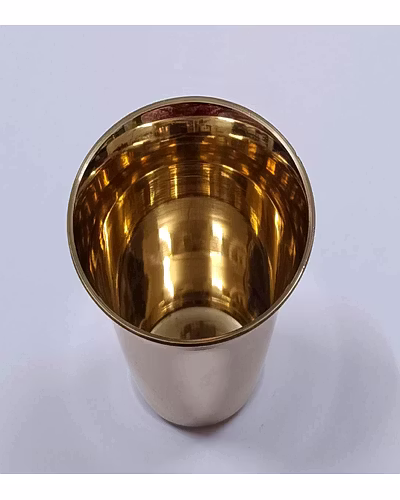 Copper Tumbler Cup I Traveler's Copper Mug for Serving Water I Copper Water Drinking Yoga Glass (Pack of 2)-12698973