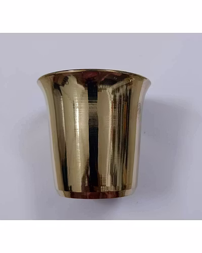 Copper Tumbler Cup I Traveler's Copper Mug for Serving Water I Copper Water Drinking Yoga Glass (Pack of 2)-2