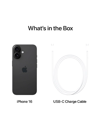 iPhone 16 128 GB: 5G Mobile Phone with Camera Control, A18 Chip and a Big Boost in Battery Life. Works with AirPods; Black, New,Unlocked-3