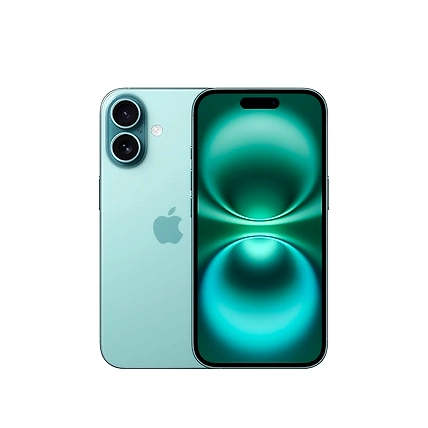 iPhone 16 128 GB: 5G Mobile Phone with Camera Control, A18 Chip and a Big Boost in Battery Life. Works with AirPods; Teal New,Unlocked-iPhone16128GBTeal
