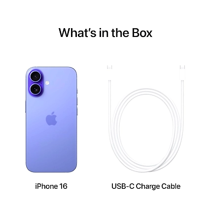 iPhone 16 128 GB: 5G Mobile Phone with Camera Control, A18 Chip and a Big Boost in Battery Life. Works with AirPods; Ultramarine, New,Unlocked-3